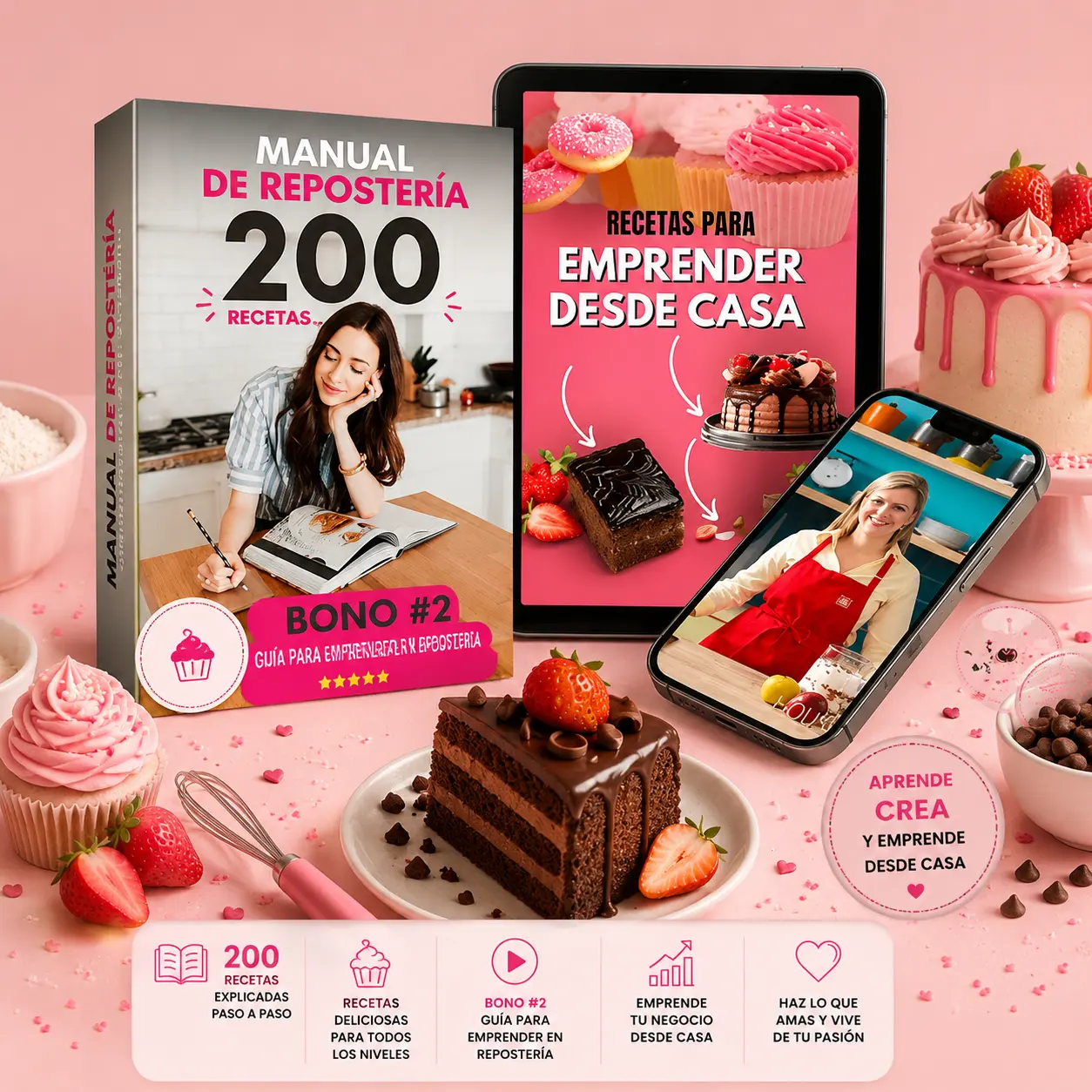Programa Online: Repostería y Decoración De 0 a Experta