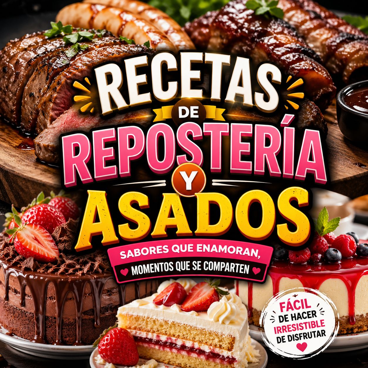 Repostería y Asados: Recetario Digital Completo